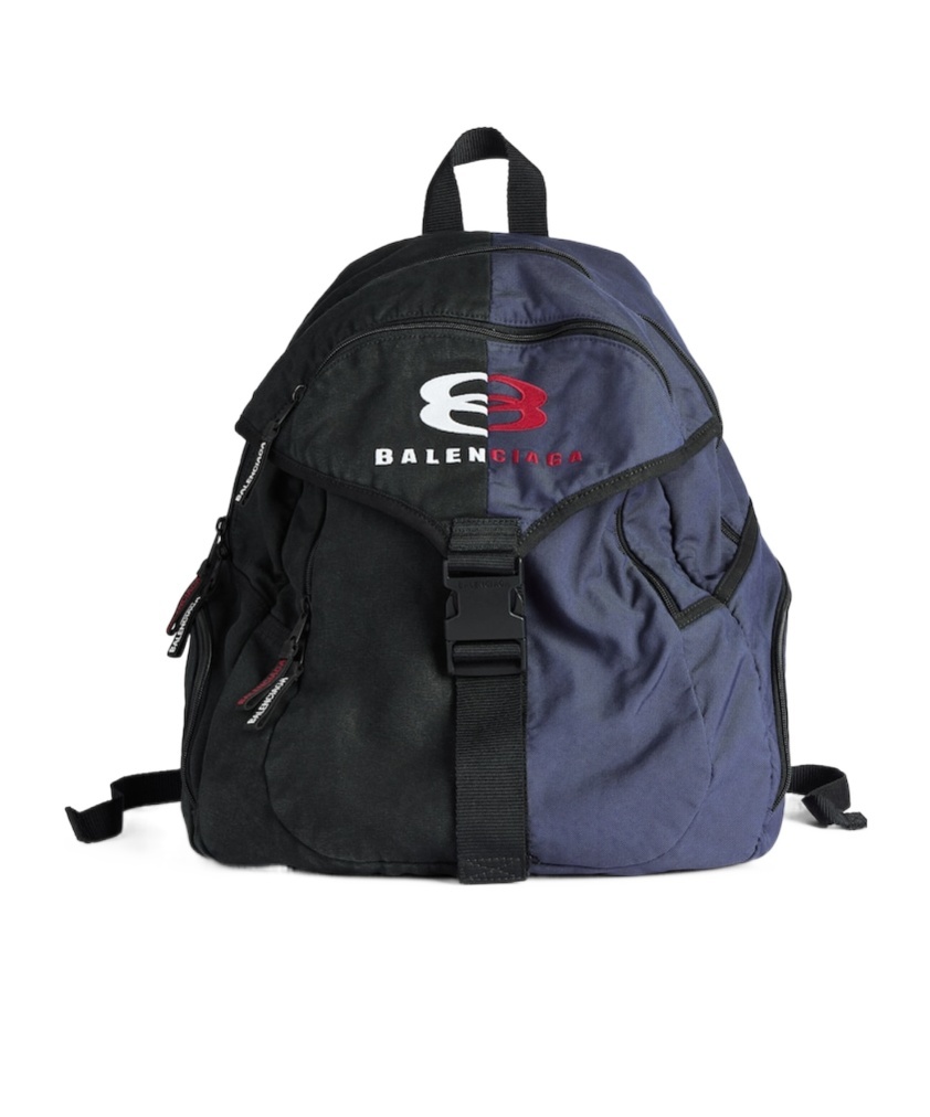 Balenciaga Men's Unity Backpack Large In Black/navy In Multi