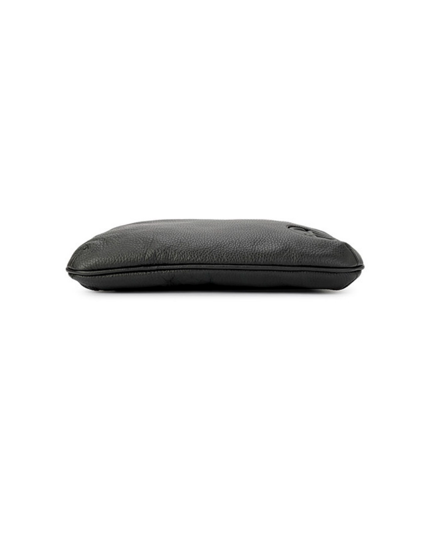 Giorgio Armani Square Shoulder Bag In Black