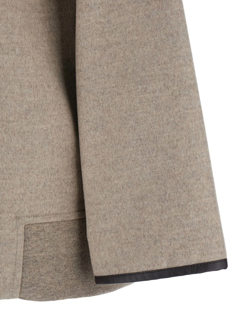 Bottega Veneta Long Sleeve Hooded Casual Jacket In Brown
