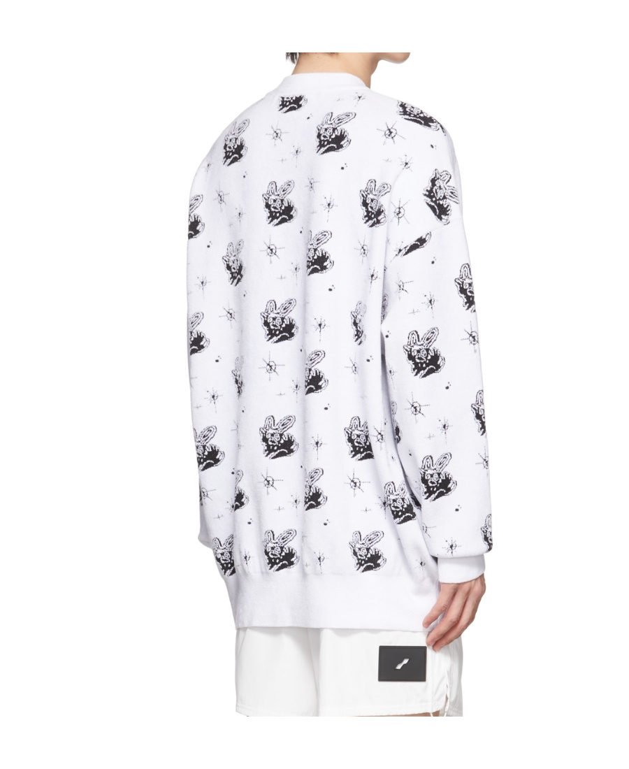 We11 Done Round-neck Sweater In White