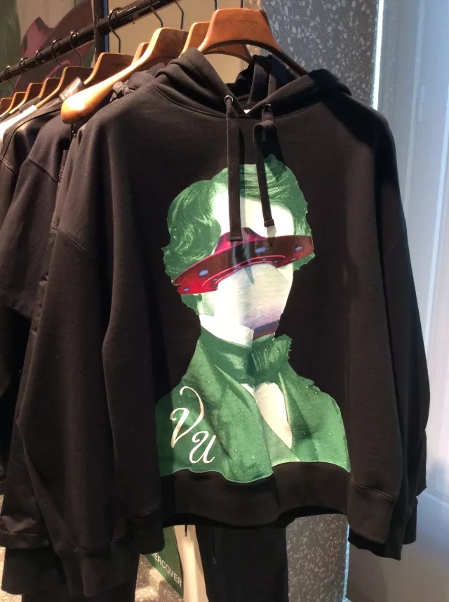 Valentino Character Printed Hooded Hooded Hoodie In Black