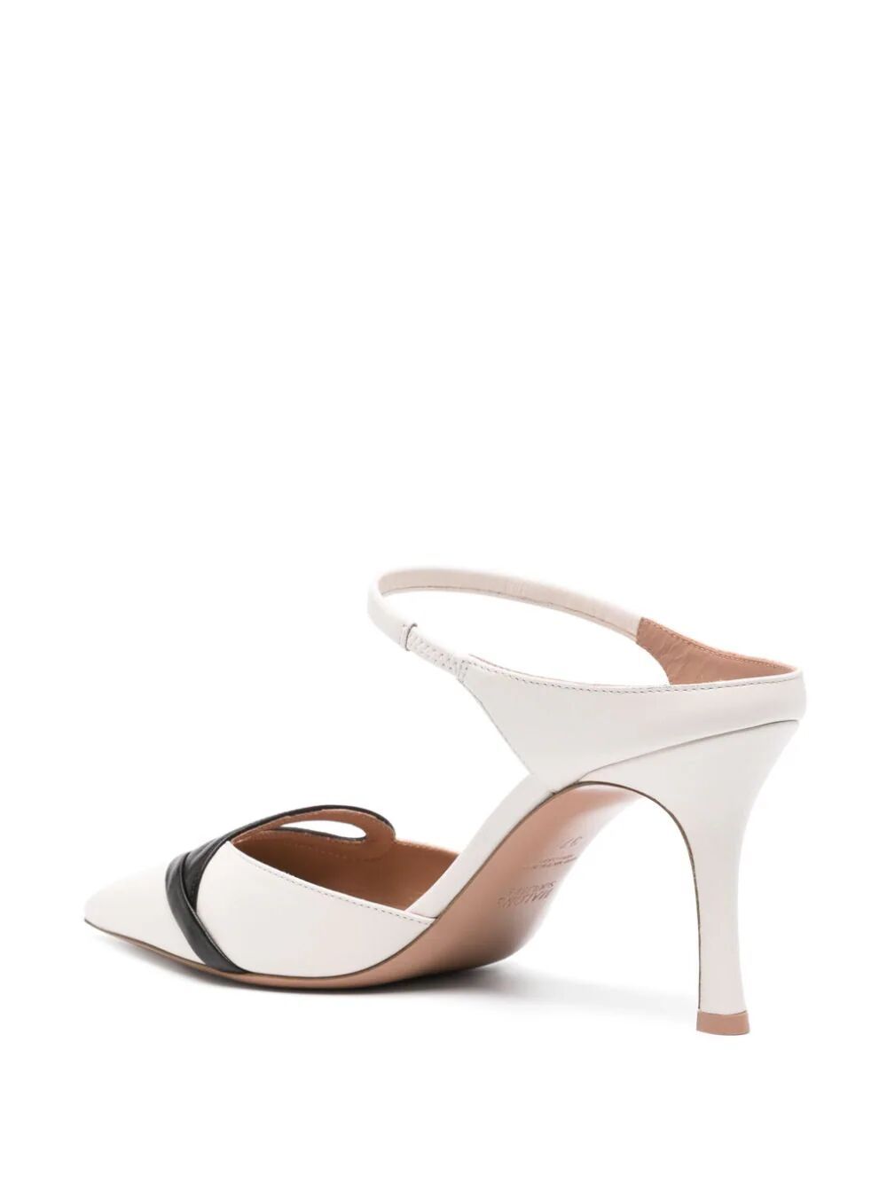 Shop Malone Souliers High-heeled Muller Shoes In White