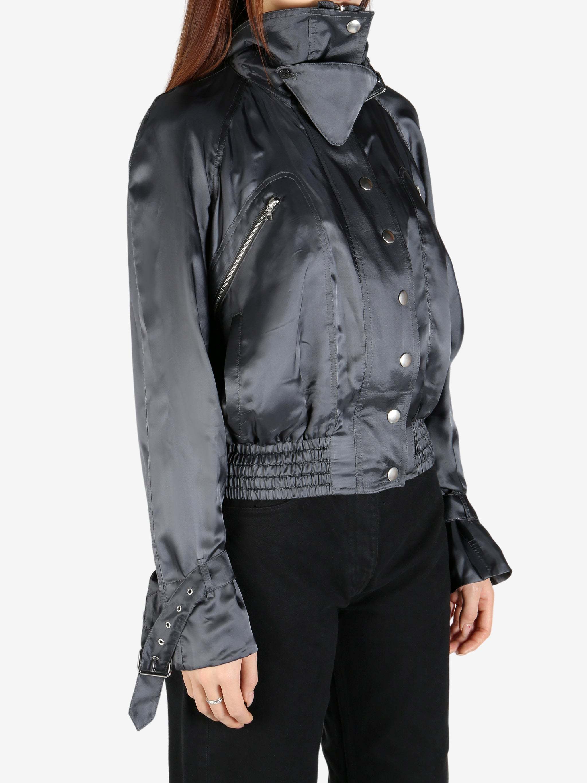 Dries Van Noten Jacquard Bomber In Black