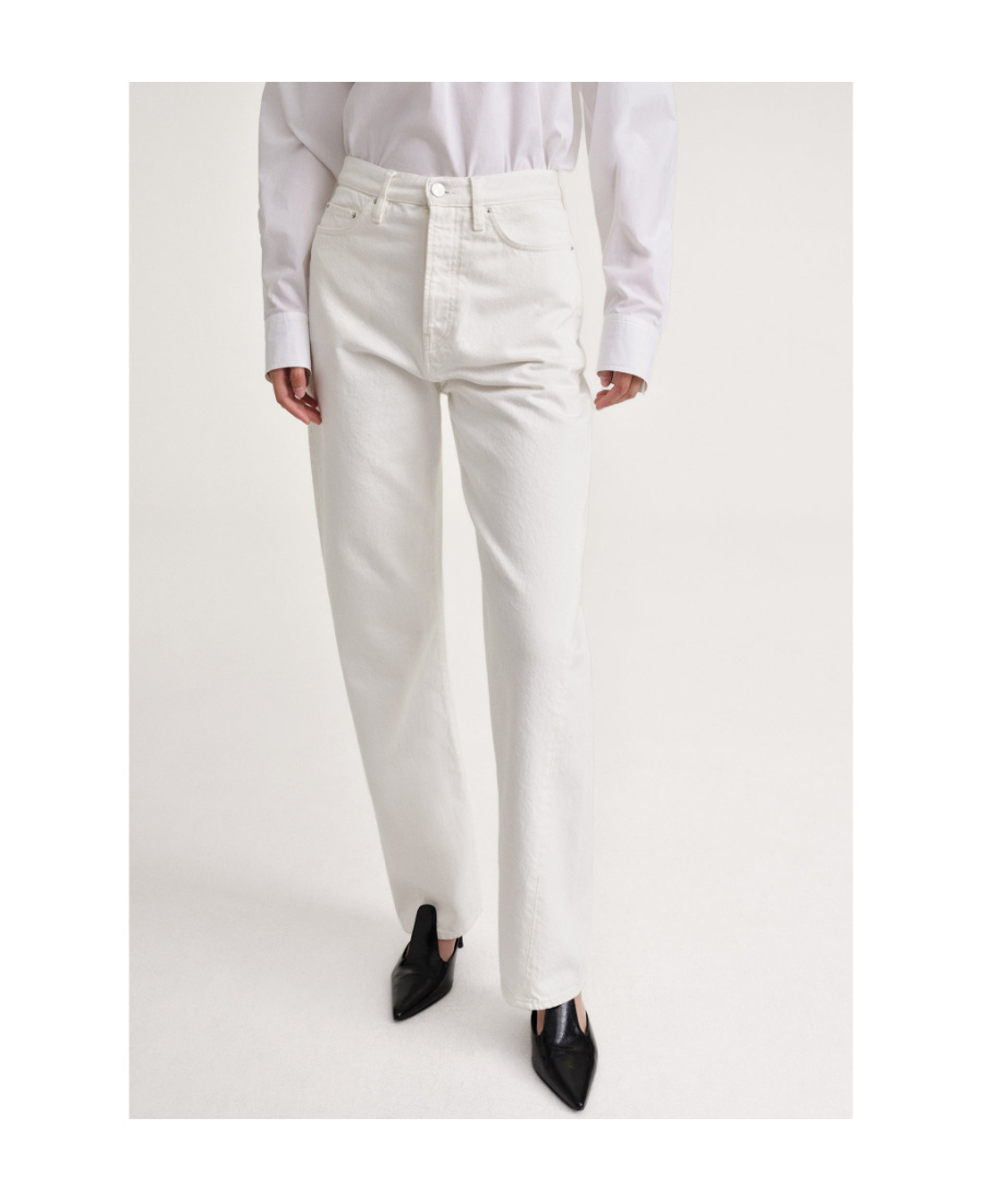 TOTÊME TOTME HIGH-WAISTED STRAIGHT LEG JEANS