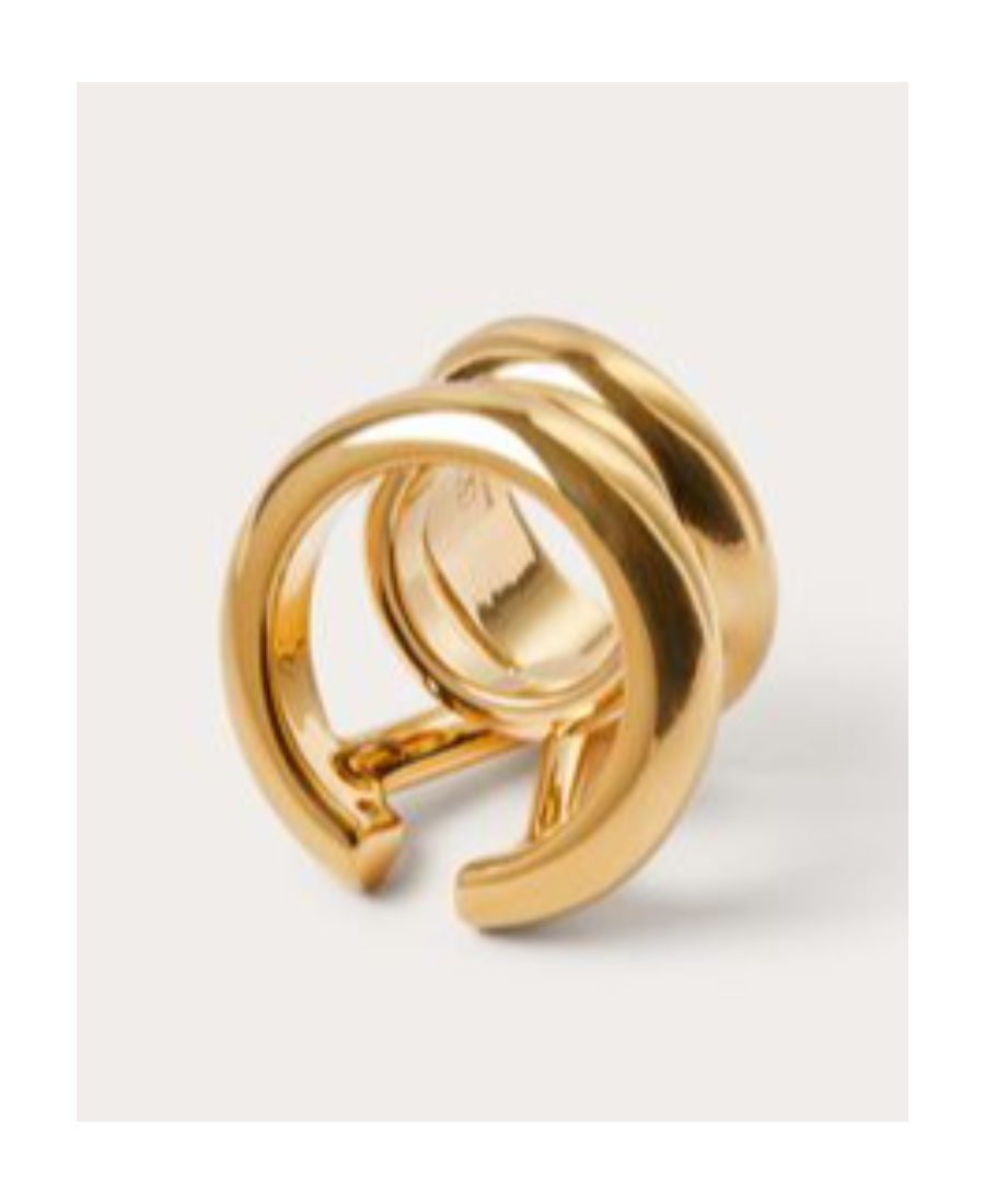 Valentino Vlogo Signature Ring In Yellow