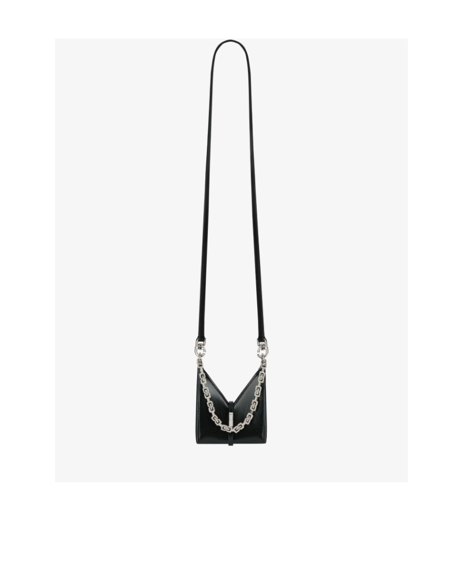 Givenchy Mini 4g Cut-out Crossbody Bag In Black