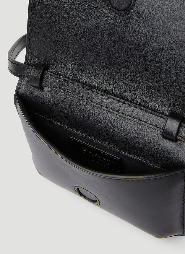 Y/project Logo Shoulder Bag In White