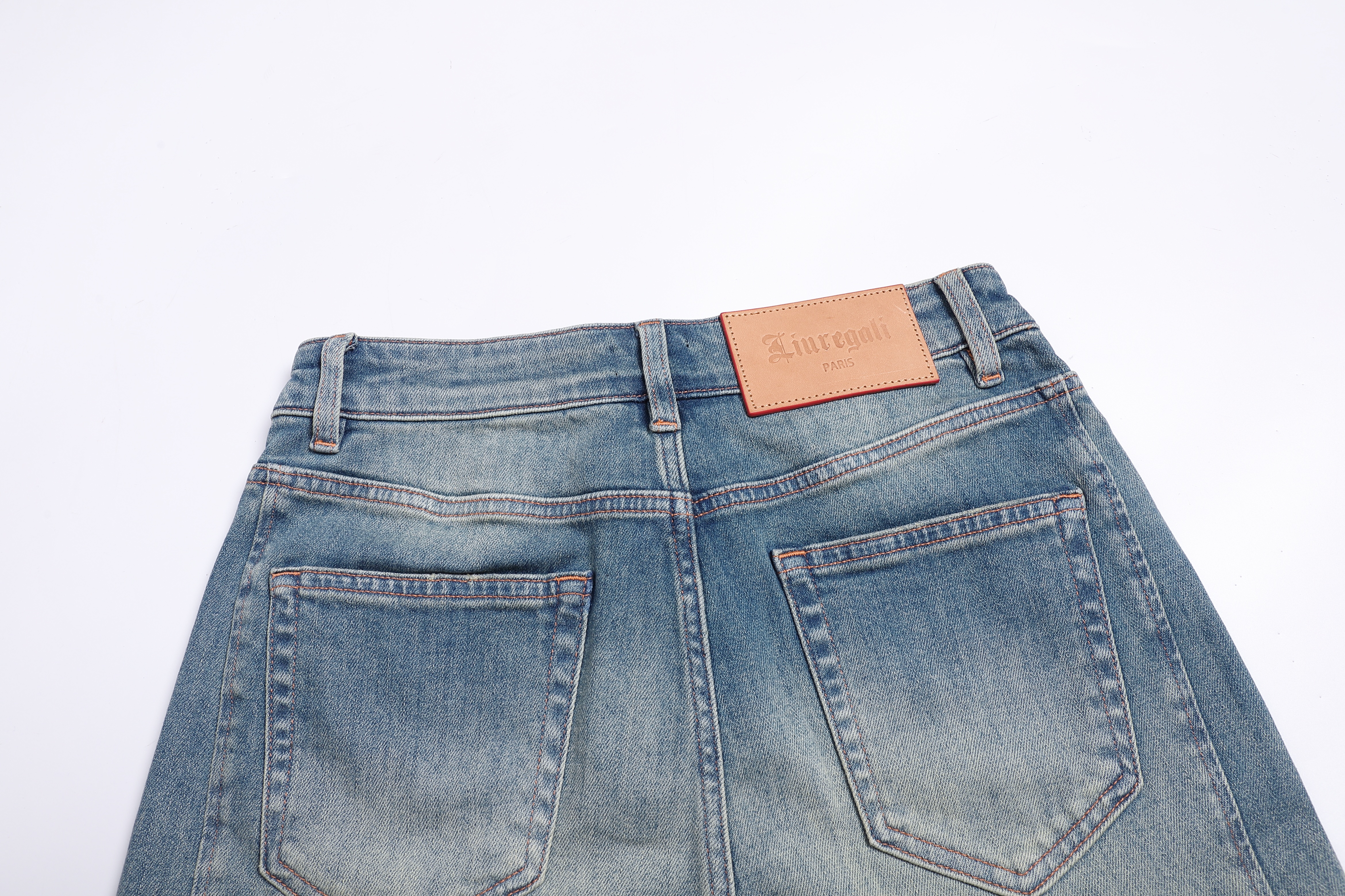 Liuregali Wide-legged Jeans In Gray