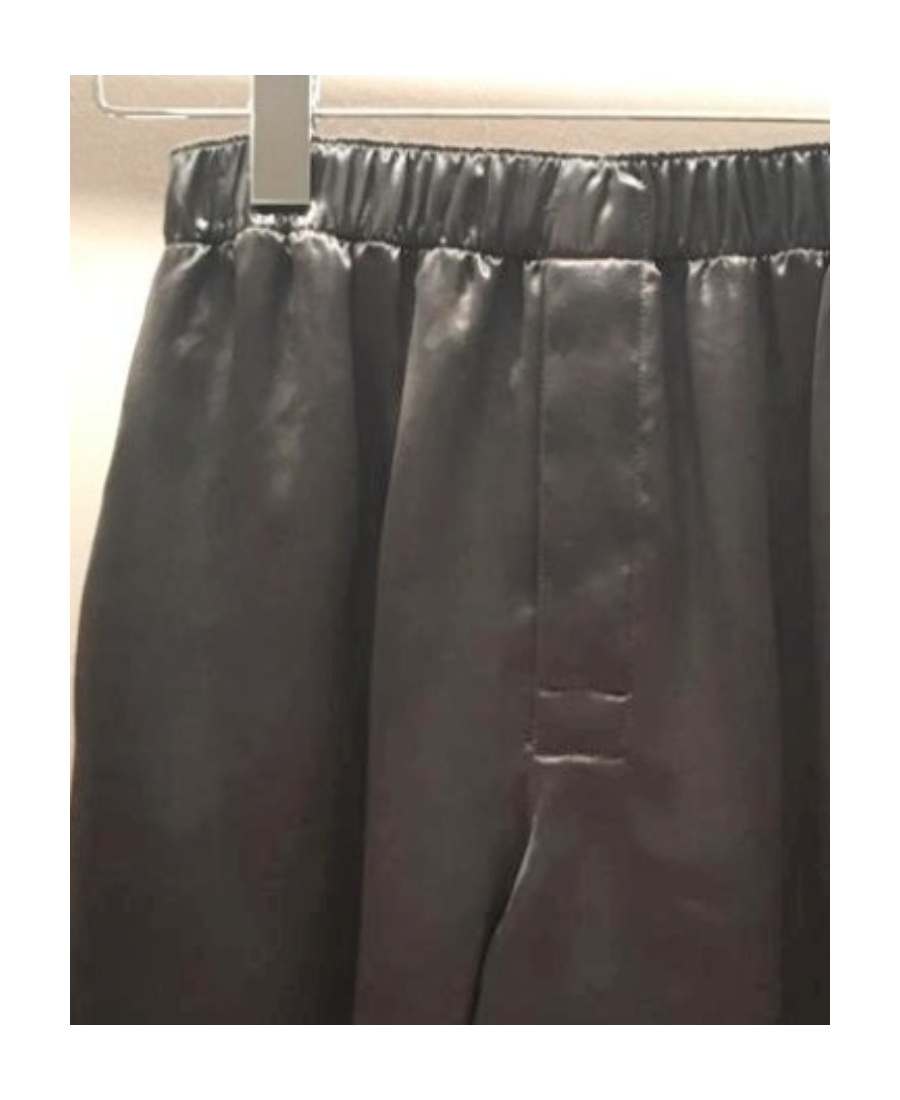Bottega Veneta Satin Slouch Shorts In Green