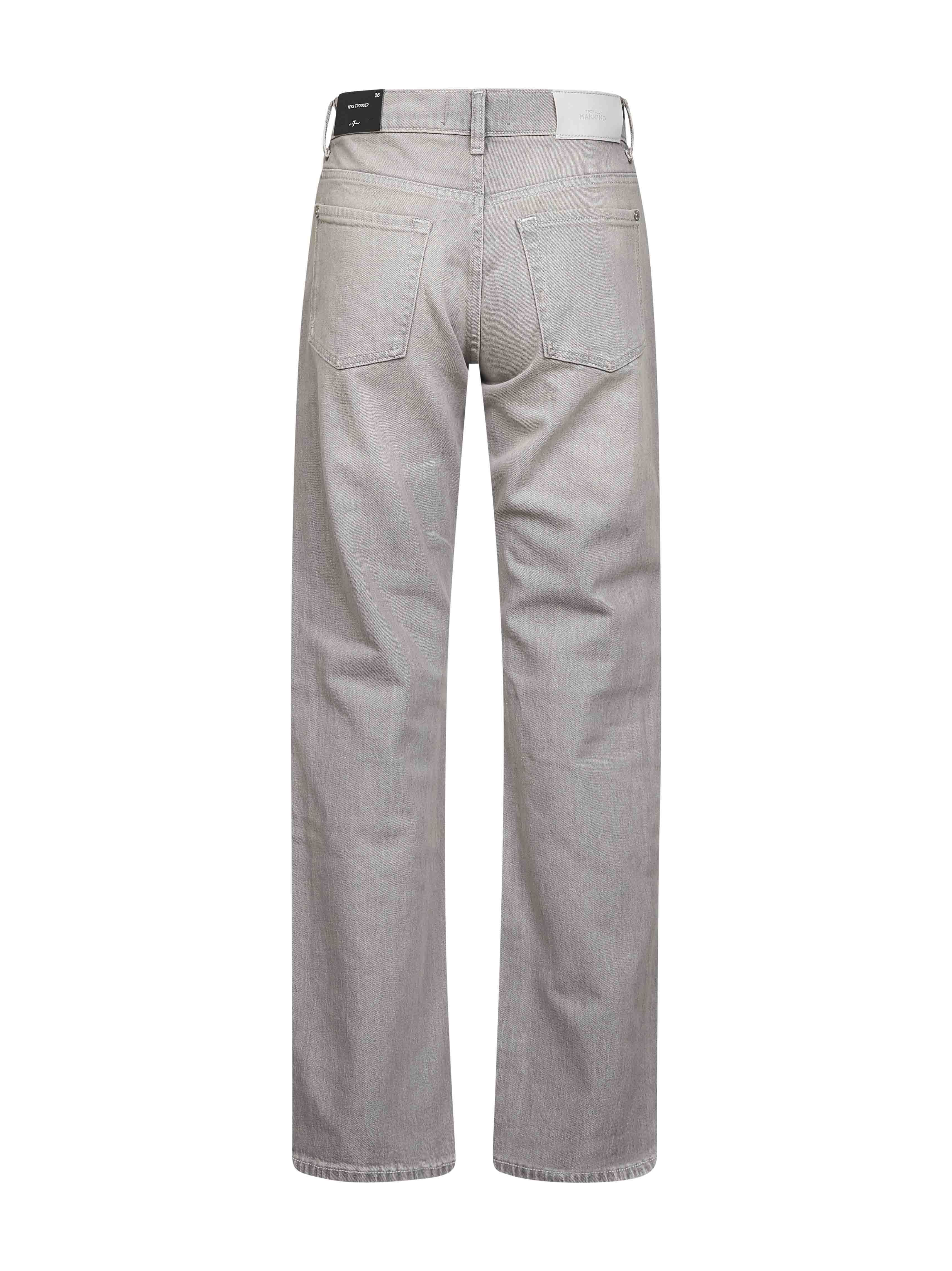7 For All Mankind Logo Denim Jeans In Gray