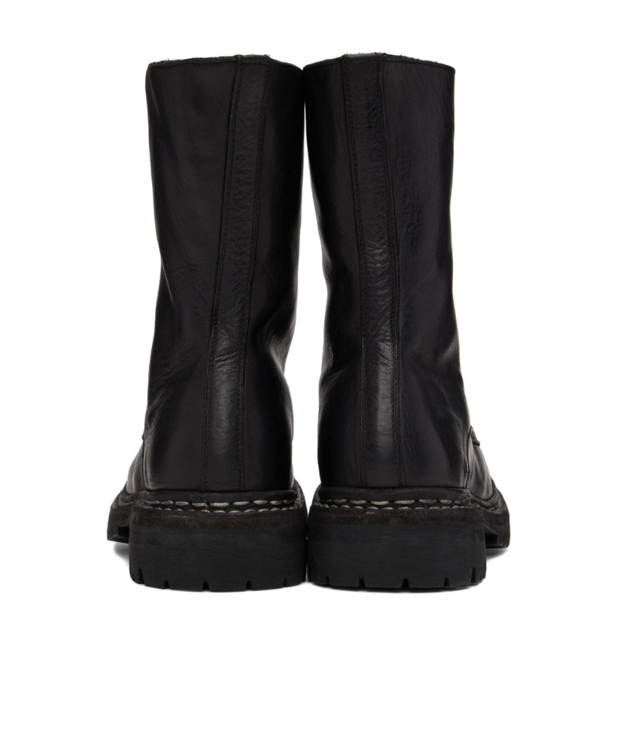 Guidi Gr05 V Laced Boots In Black