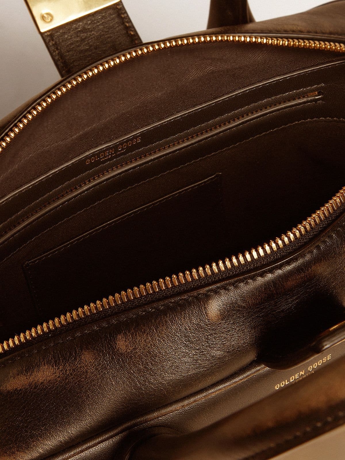Golden Goose 'vita' Tote Bag In Black Leather In Black