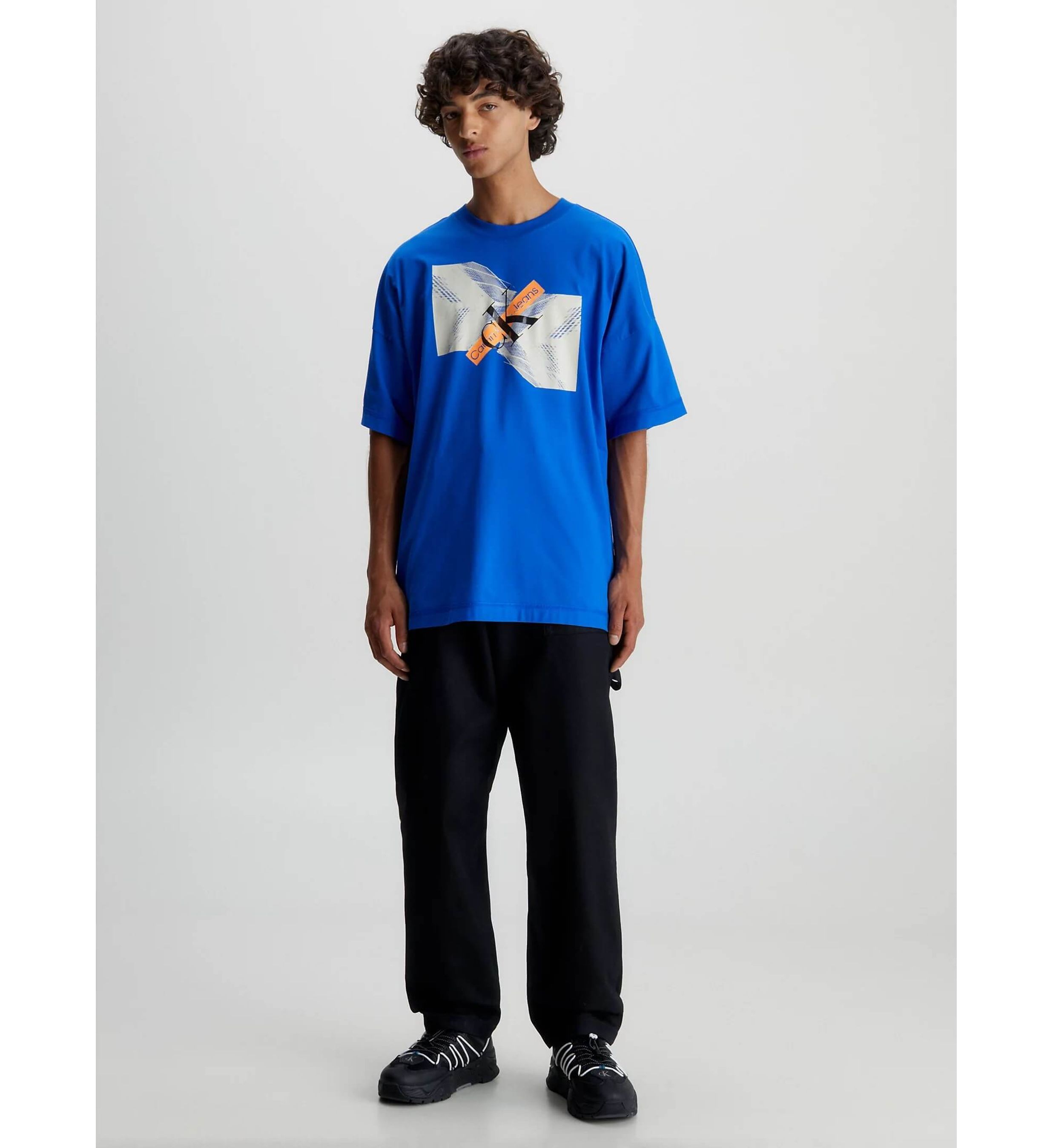 Calvin Klein Jeans Est.1978 Short-sleeved T-shirt In Blue