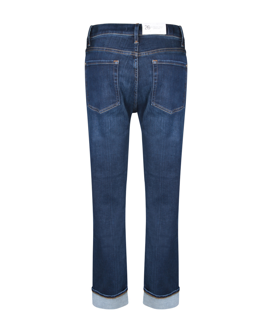 Shop 7 For All Mankind Mid-rise Boyfriend Jeans In Blue