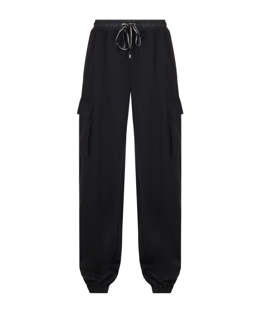 Lorena Antoniazzi Elastic Waist Casual Pants In Black