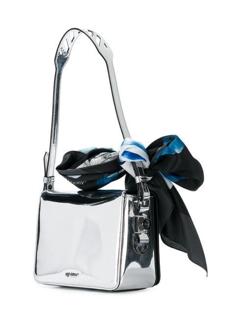 Off-white Mirror Cross-body Bag In Multicolor