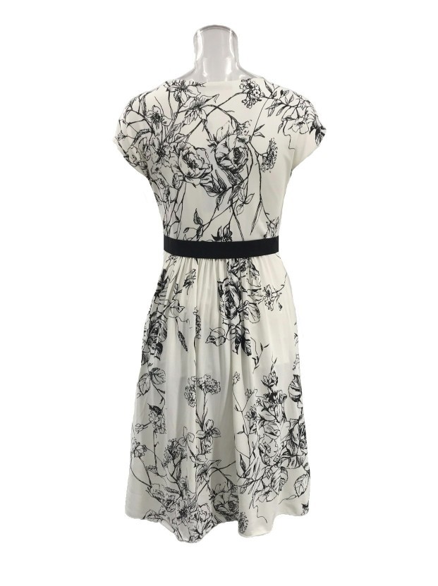 Max Mara V-neck Dress In Gray