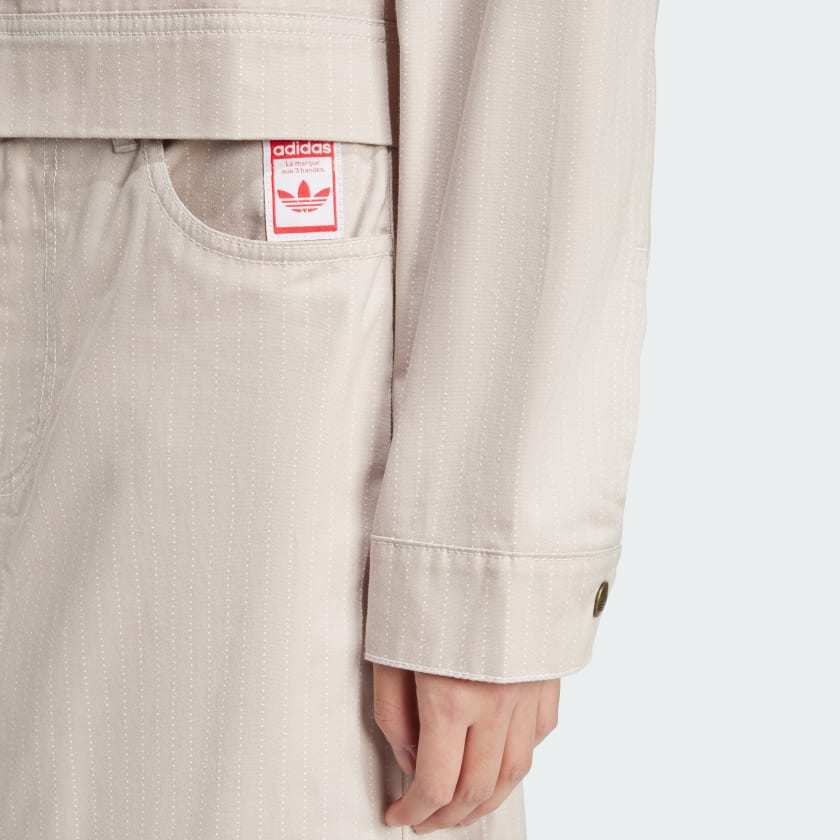 Adidas Originals Maxi Skirt In Beige