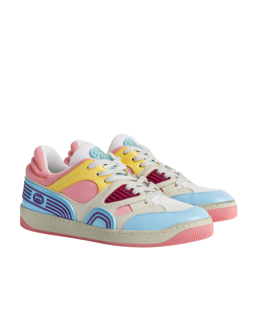 Gucci Basket Low-top Sneakers In Multi