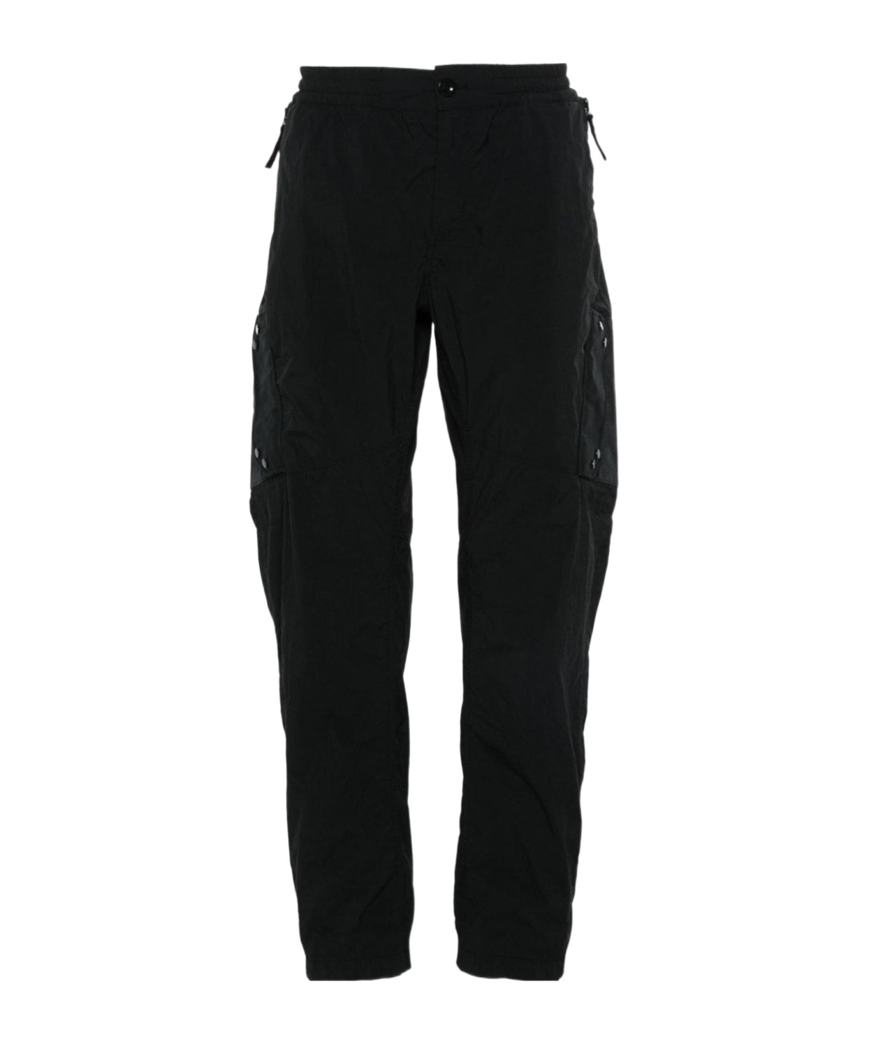Ten C Taffeta Tapered Trousers In Black