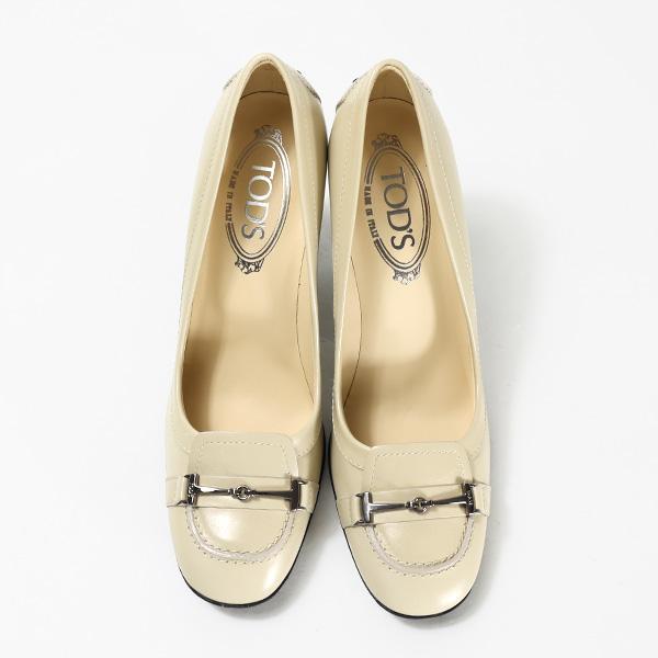 Tod's Round Head High Heels In Nude