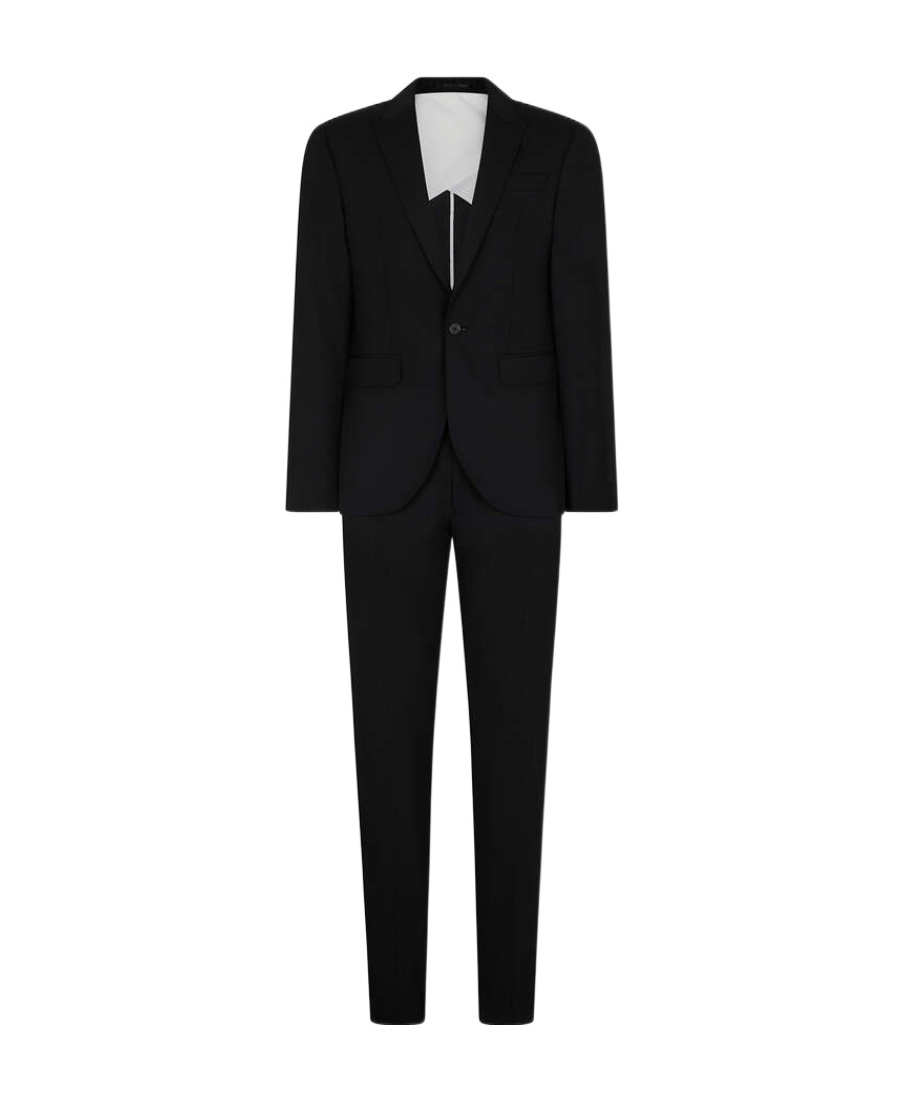 Dsquared2 Single-breasted Two-piece Tailored Suit In Black