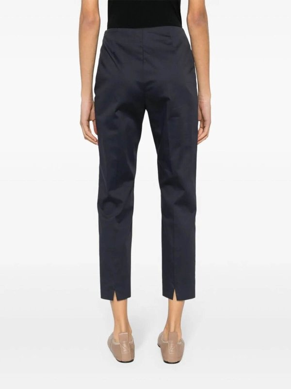 Peserico Dart-detailing Trousers In Animal Print