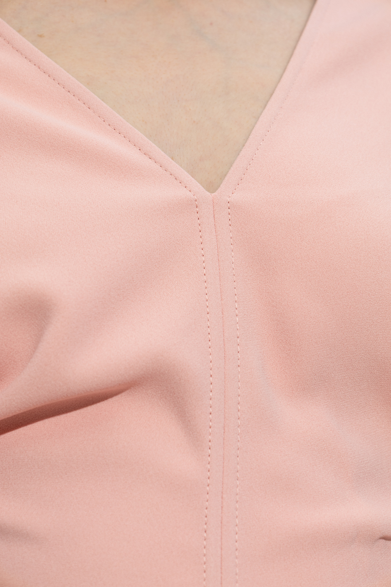 Victoria Beckham Puff-sleeved Midi Dress