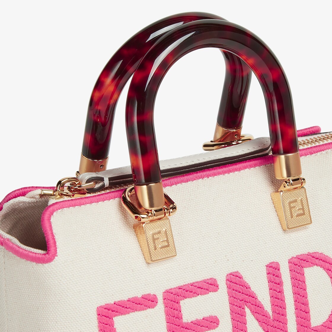 Fendi By The Way Logo Handbag In White
