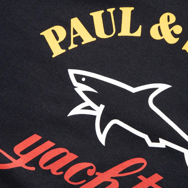 Shop Paul & Shark Logo Details T-shirt In Black