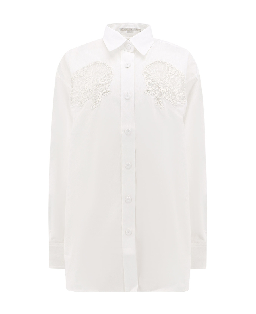 Stella Mccartney Cornelli Oversize Shirt In White