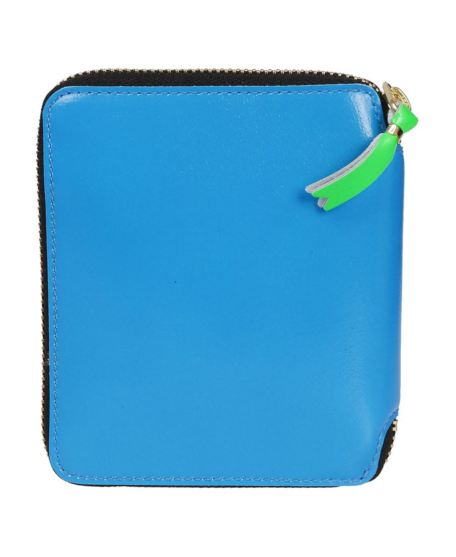 COMME DES GARÇONS COMME DES GARÇONS WALLET COLOUR-BLOCK ZIPPED WALLET