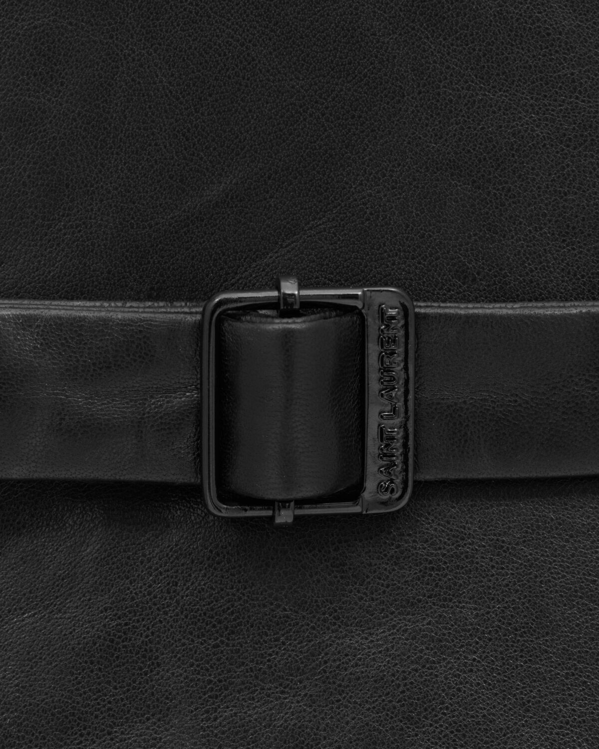 Saint Laurent Single-breasted Vest In Black