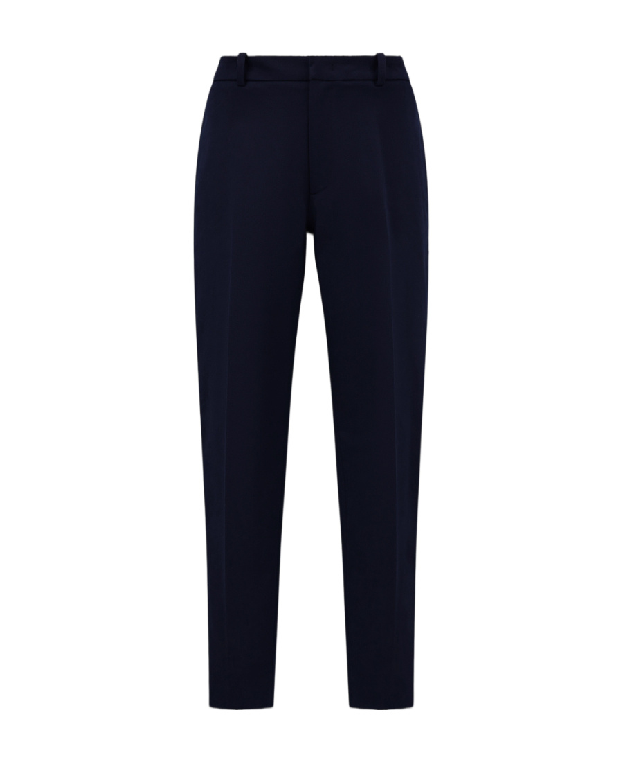 Moncler Logo Jogging Trousers In Blue