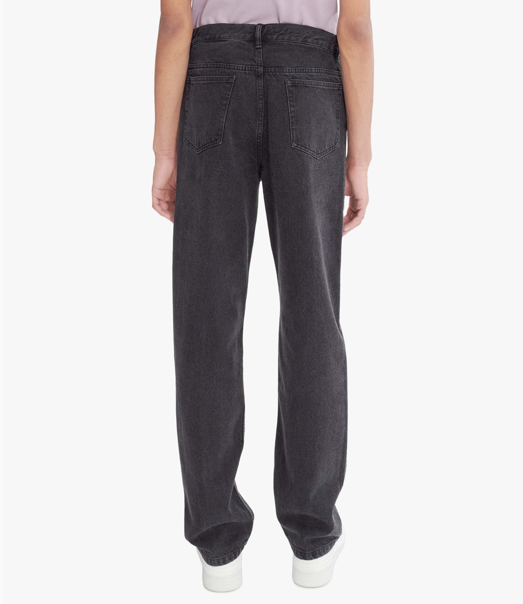 Apc A.p.c. Mens Martin Stonewashed Black Denim Jeans In Black