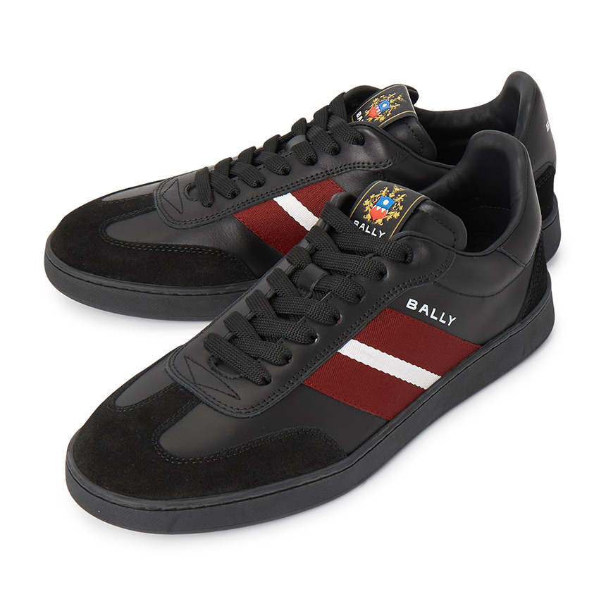 Bally Lace-up Sneakers In Black
