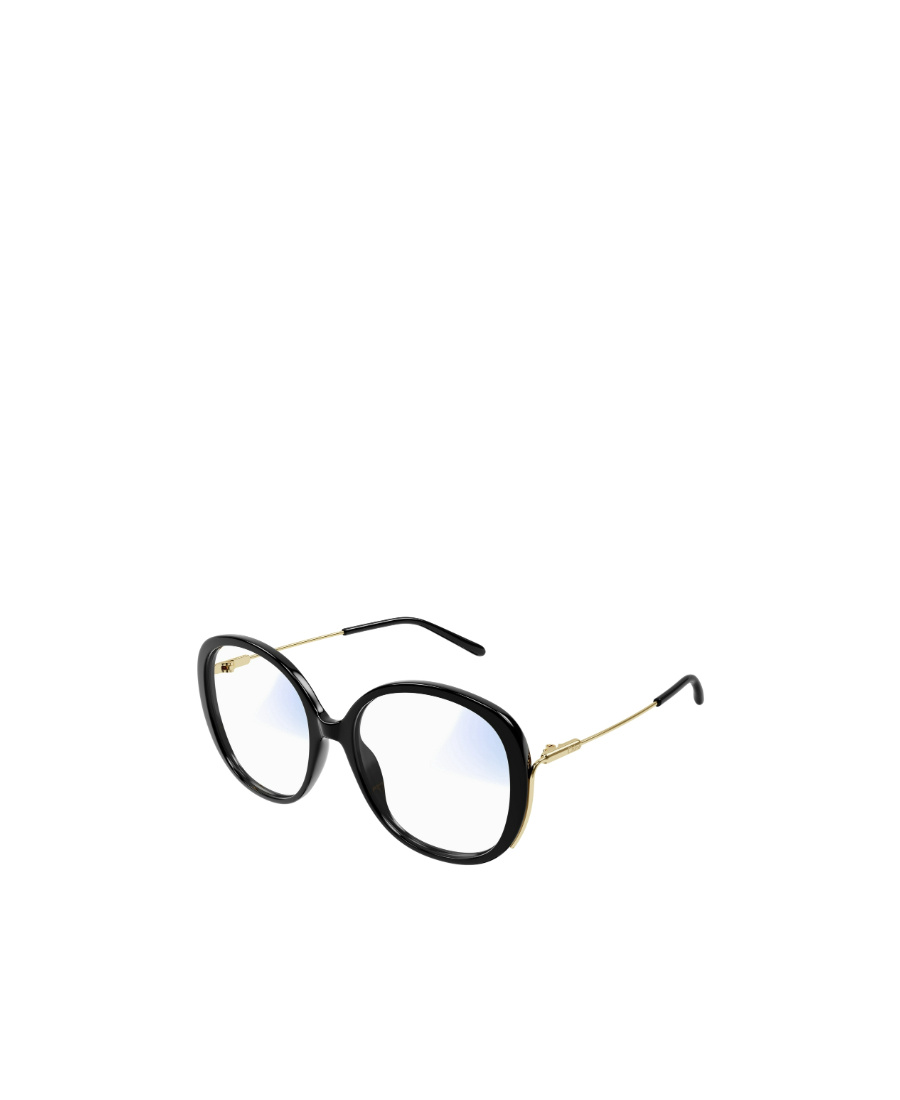 Chloé Logo Marking Flat Light Mirror In Black
