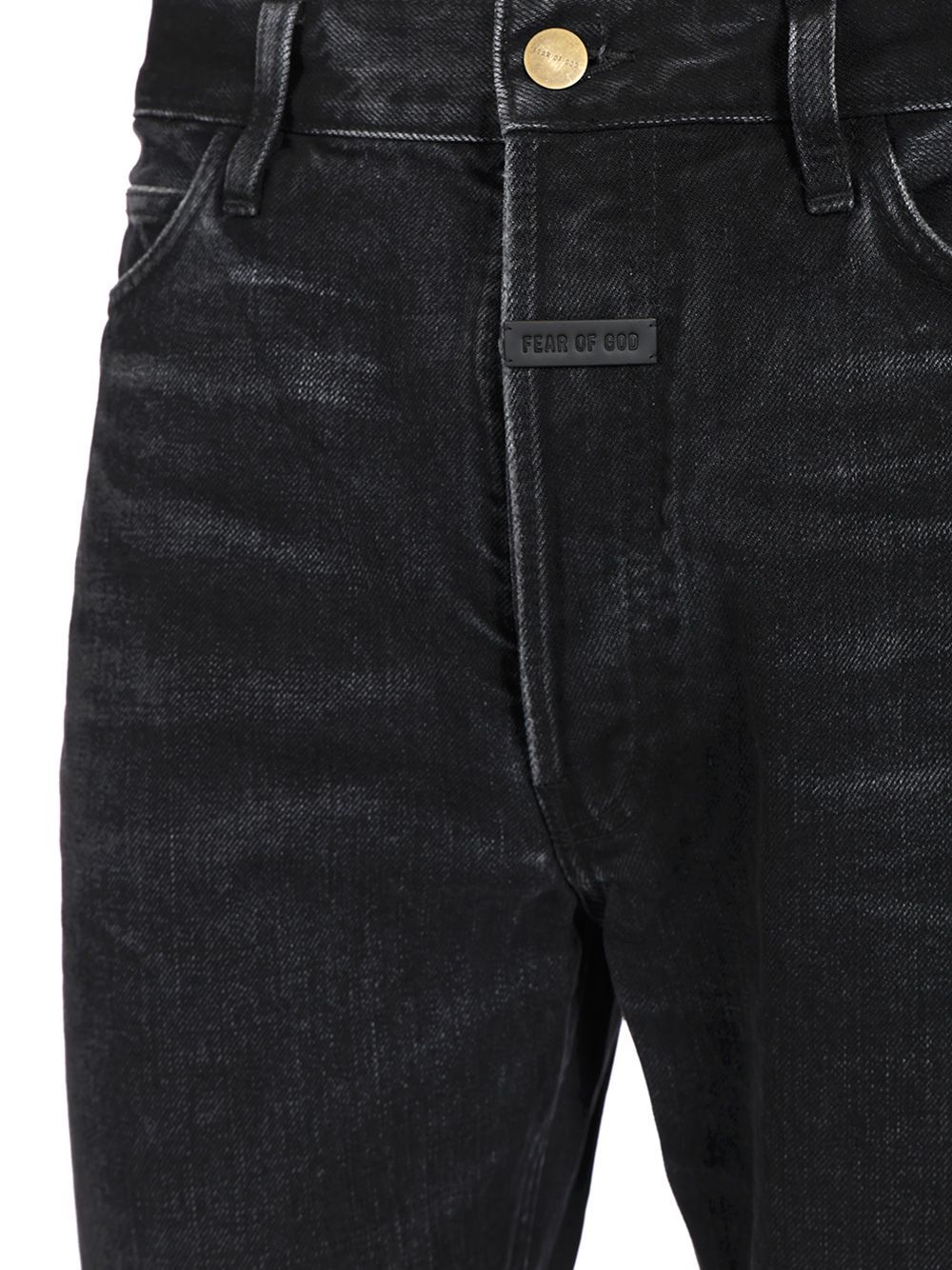 Fear Of God Men's Classic 5 Pockets Jeans In Black