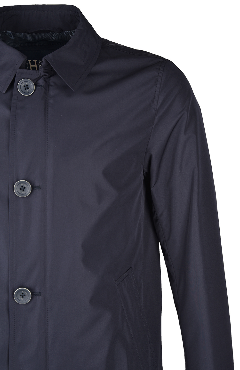 Herno Gore-tex Paclite Laminar Raincoat In Black