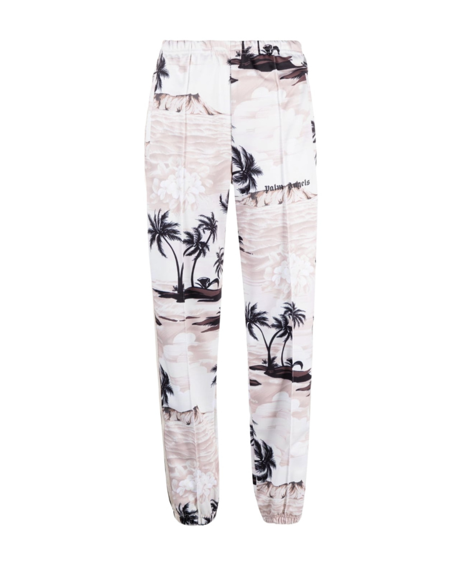 Palm Angels Woman Pants Cream Size M Recycled Polyester In White