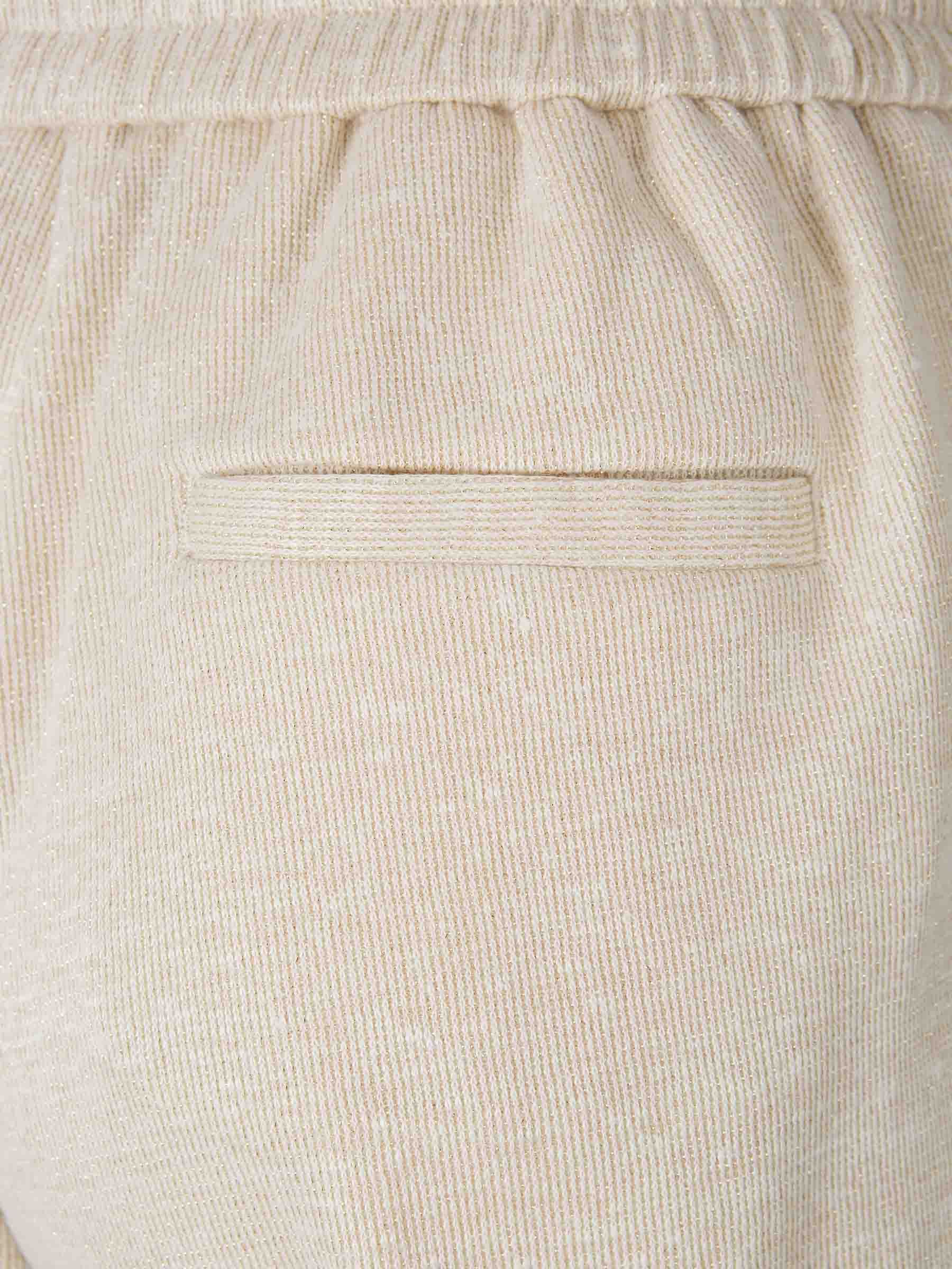 Peserico Drawstring Casual Pants In Nude