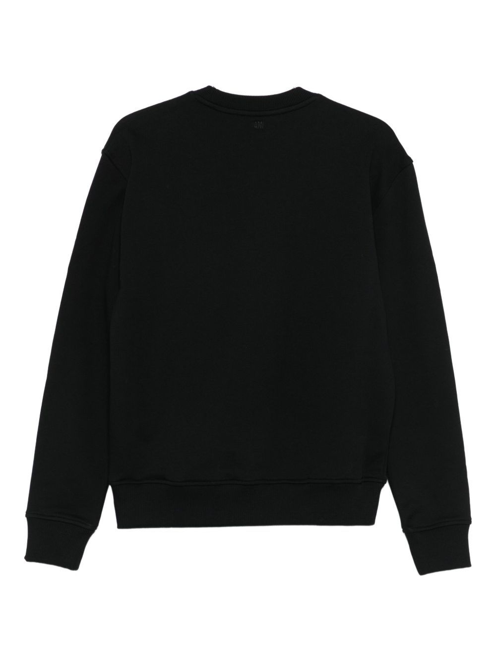 Ami Alexandre Mattiussi Ami Paris Ami De Coeur Black Crew-neck Sweatshirt Women In Black