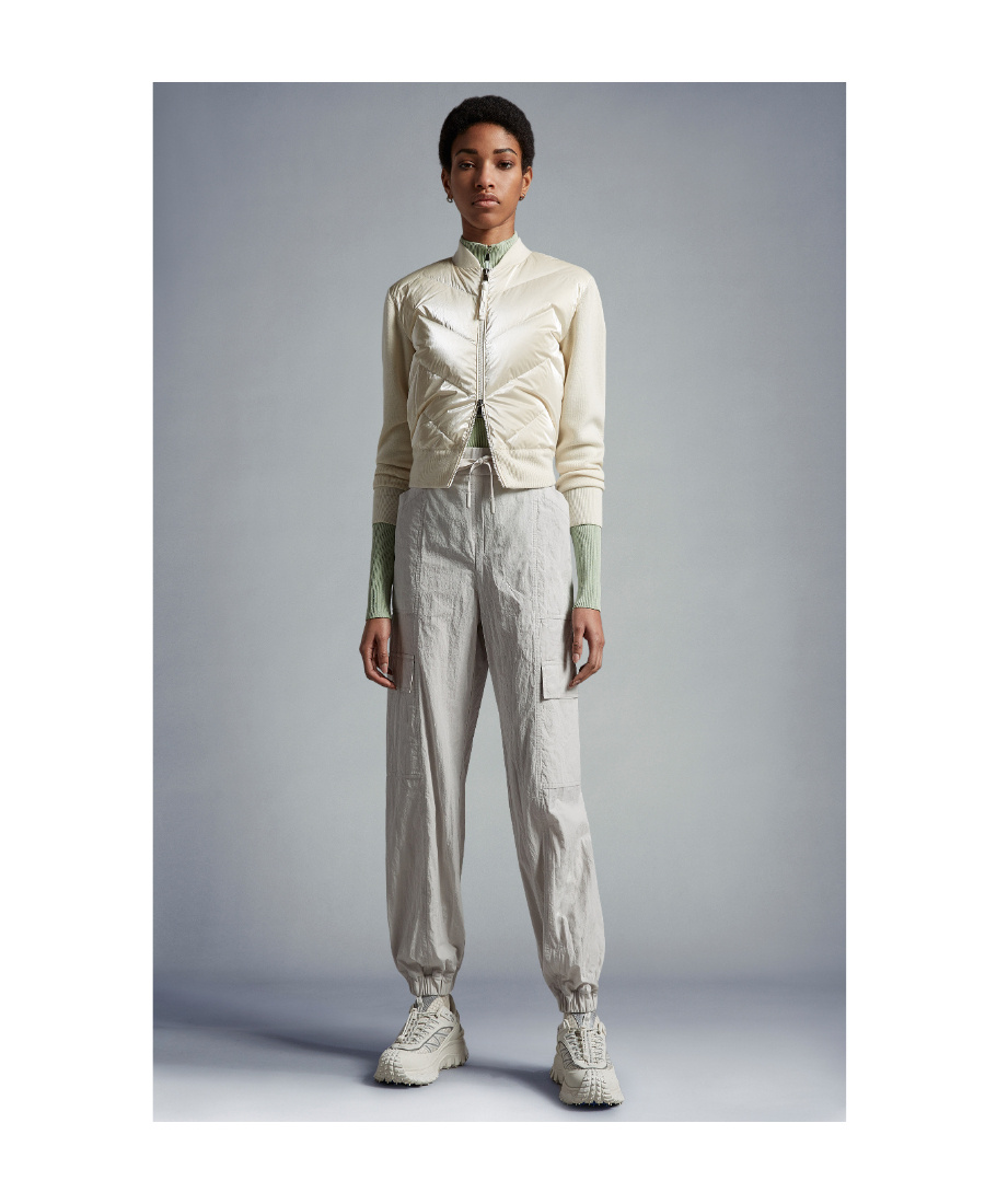Moncler Cargo Track Pants In Gray