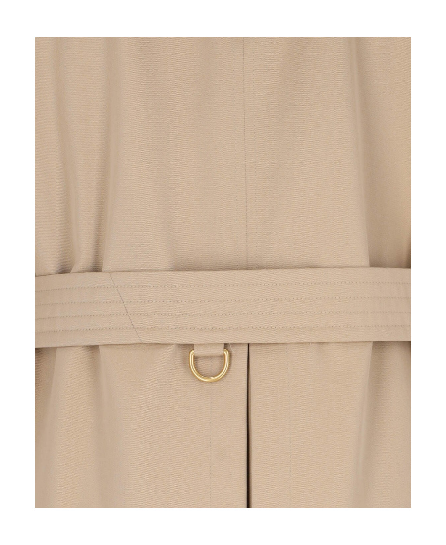 Burberry Kensington Coat In Beige