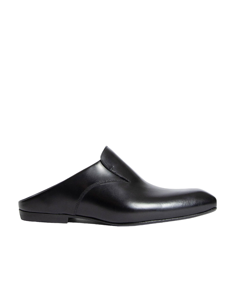 Dries Van Noten Black Paneled Loafers In Black