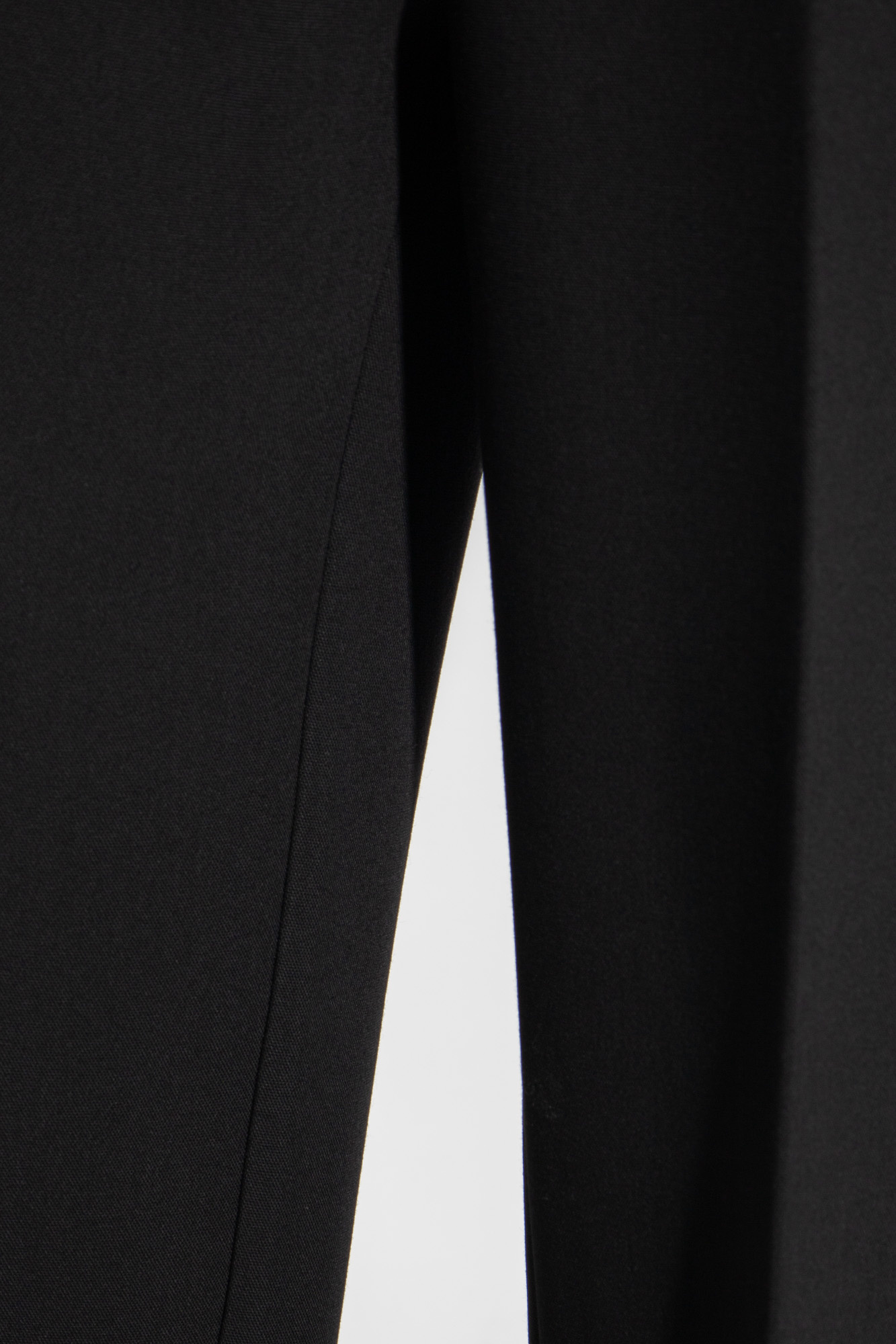 Off-white Virgin-wool Tailored Trousers In Black