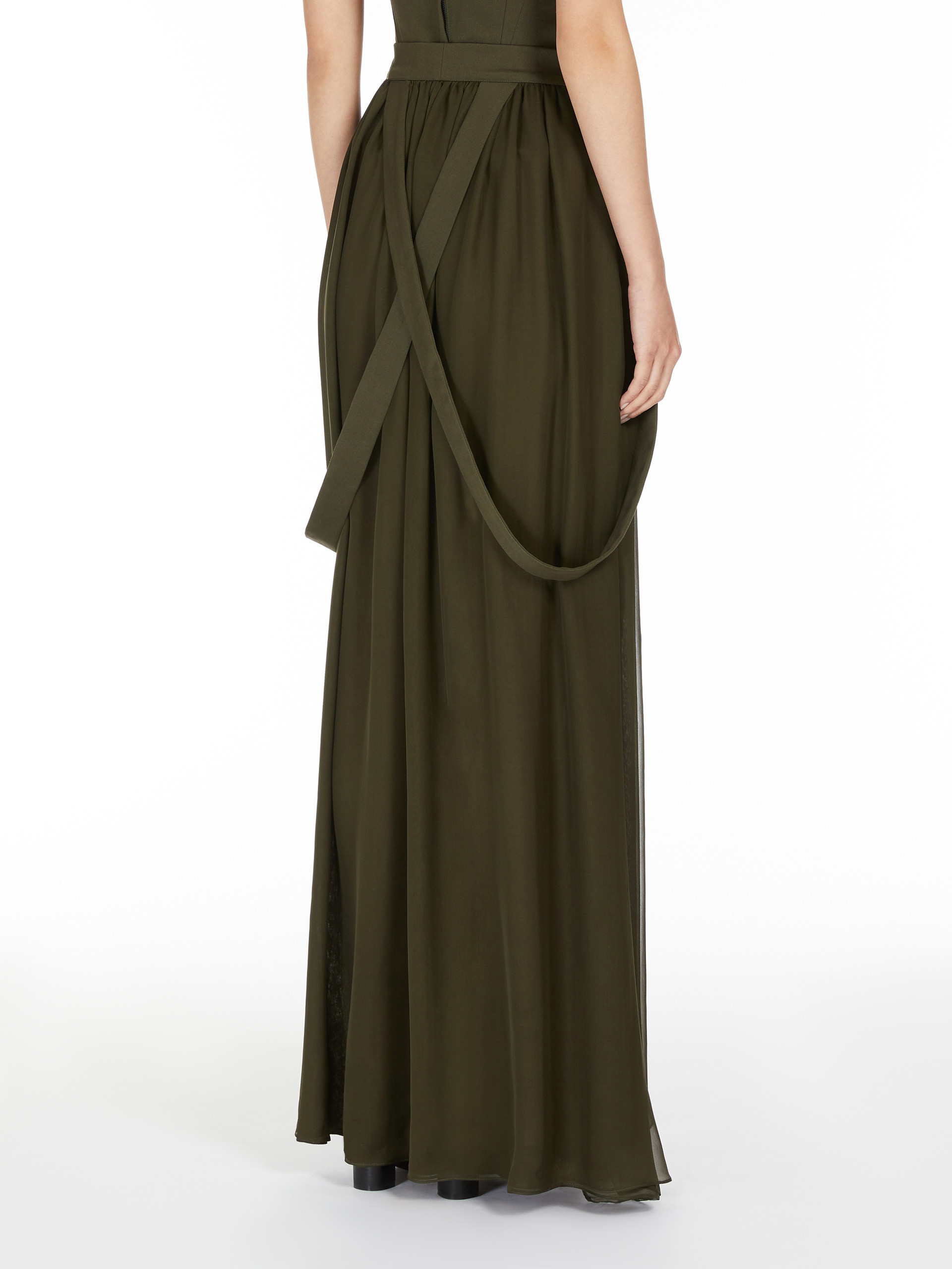 Max Mara Wool And Cashmere Crew-neck Sweater In Green