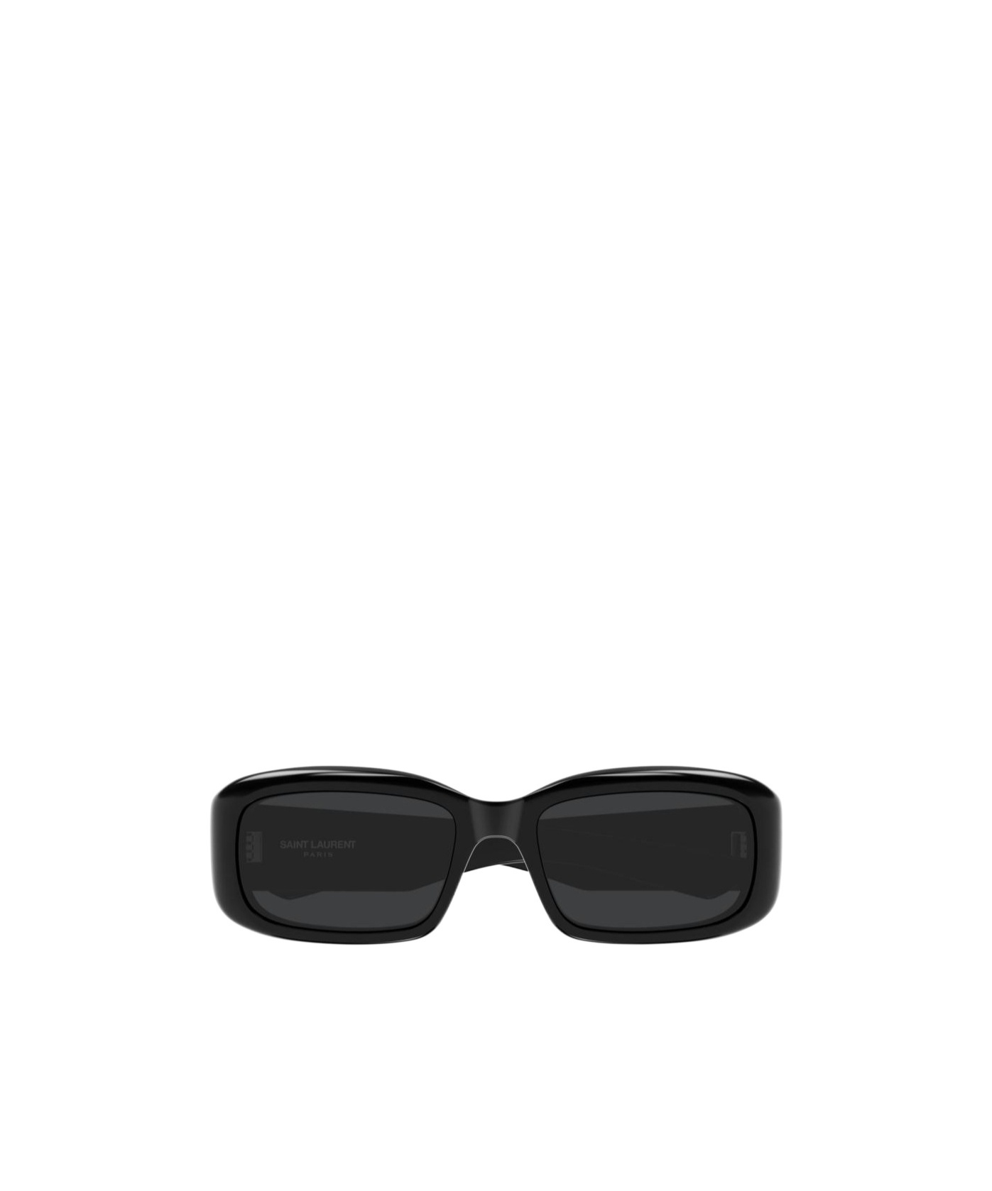Saint Laurent Rectangular Sunglasses In Black