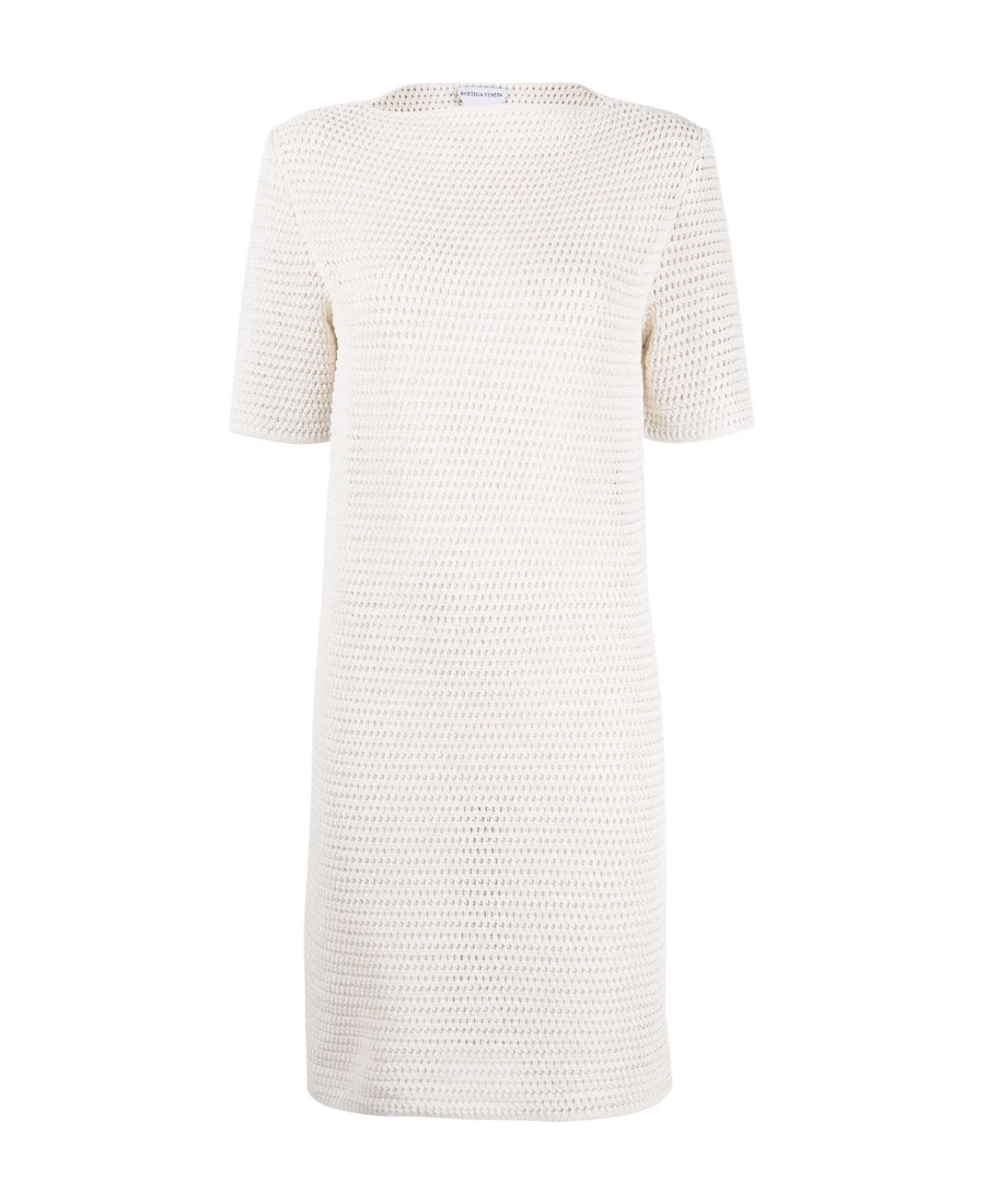 BOTTEGA VENETA OPEN-KNIT MINIDRESS