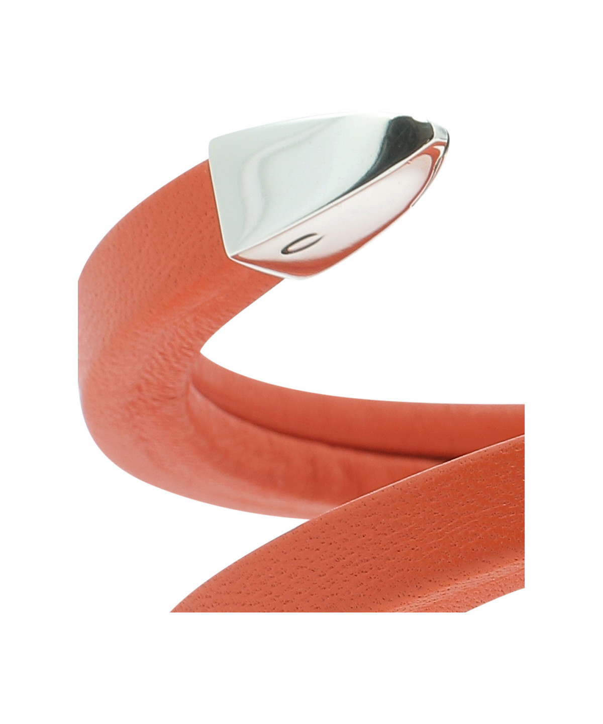 Bottega Veneta Wrapped Spiral Bracelet In Multicolor